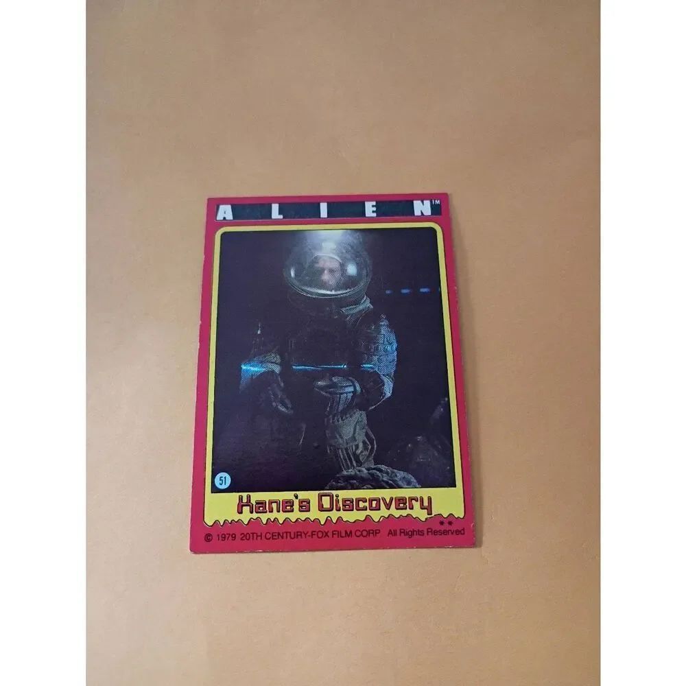 Vintage Collectible 1979 Alien Trading Card #51 20th Century Fox Raw Ungraded